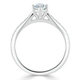 Lab-Diamond Marquise Cut Engagement Ring, Classic Style, Choose Your Stone Size and Metal