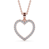 Heart Shaped Pendant 0.70ct