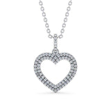 Heart Shaped Pendant 0.50ct