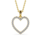 Heart Shaped Pendant 0.70ct