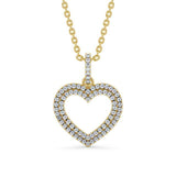 Heart Shaped Pendant 0.50ct