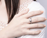 Lab-Diamond Classic Round Cut Engagement Ring, Choose Your Stone Size and Metal