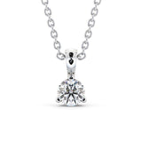 Round Cut Classic Solitaire Pendant
