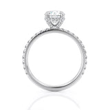 Lab-Diamond, Round Cut Engagement Ring, Classic Style, Choose Your Stone Size and Metal