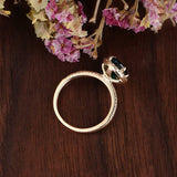 2.00ct Oval Cut Lab Grown Emerald Engagement Ring, Vintage Design, Choose Your Metal