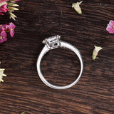 Oval Cut Moissanite Engagement Ring, Unique Vintage Design, Choose Your Stone Size & Metal