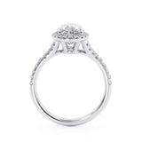 2.50ct Oval Cut Moissanite, Classic Engagement Ring, Available in White Gold or Platinum