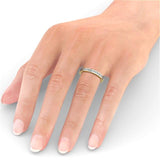 Classic Princess Cut Half Eternity Ring