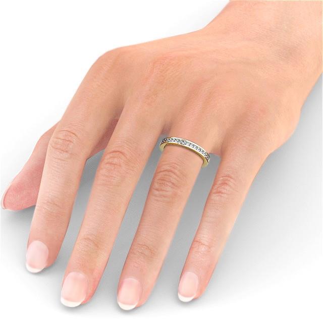 Classic Princess Cut Half Eternity Ring