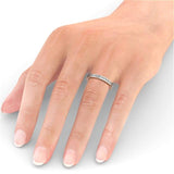 Classic Princess Cut Half Eternity Ring