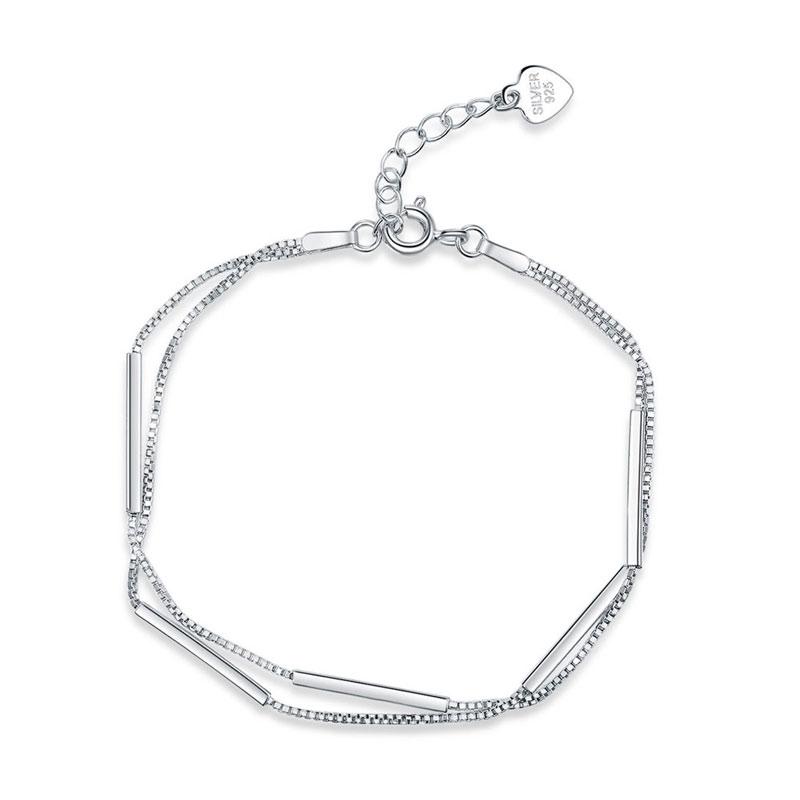 925 Sterling Silver Bracelet, Perfect Gift for Wedding or Birthday