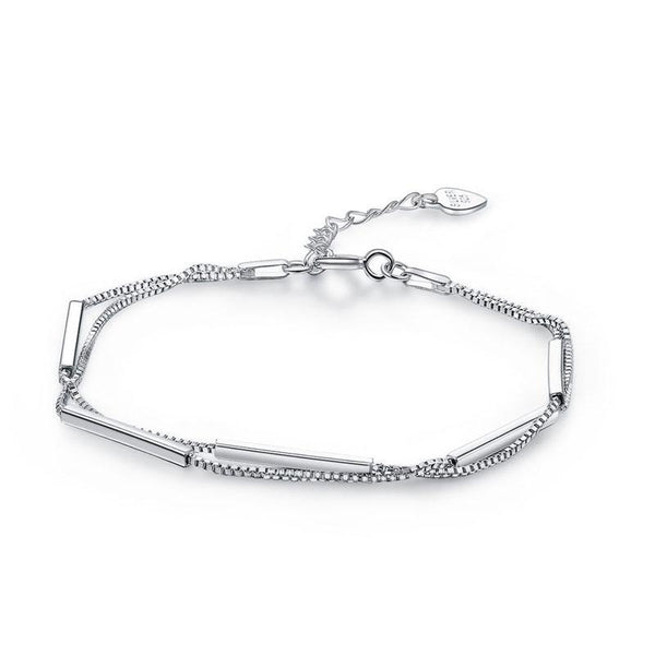 925 Sterling Silver Bracelet, Perfect Gift for Wedding or Birthday