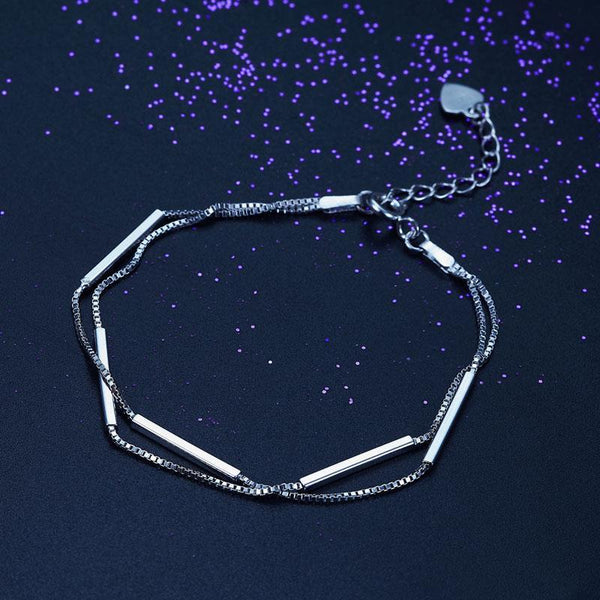 925 Sterling Silver Bracelet, Perfect Gift for Wedding or Birthday