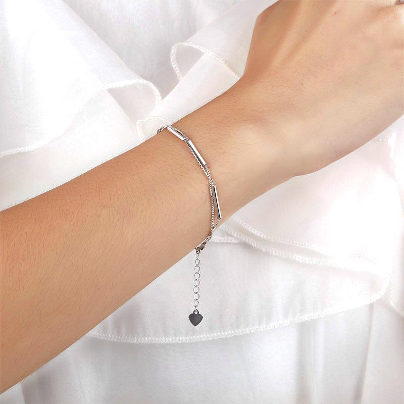 925 Sterling Silver Bracelet, Perfect Gift for Wedding or Birthday