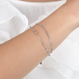 925 Sterling Silver Bracelet, Perfect Gift for Wedding or Birthday