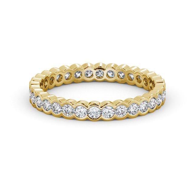 Full Eternity Ring, Round Cut Rub Over Setting