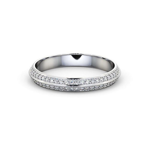 Full Eternity Ring, Double Edged Round Cut