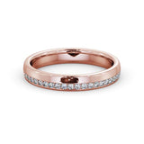 Full Eternity Ring, Offset Round Cut Stones