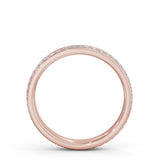 Full Eternity Ring, Offset Round Cut Stones