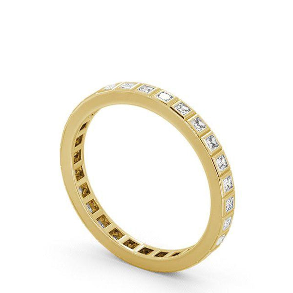 Full Eternity Ring, Round Cut Vintage Design