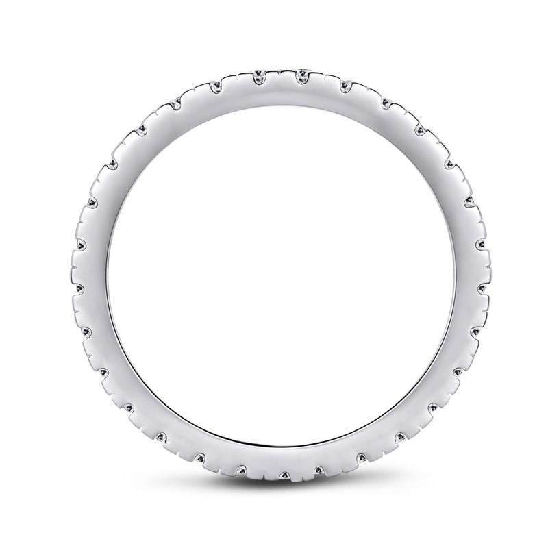 2.25ct Diamond Wedding Bands x 3, Full Eternity Rings, 925 Sterling Silver, x3 Ring Set