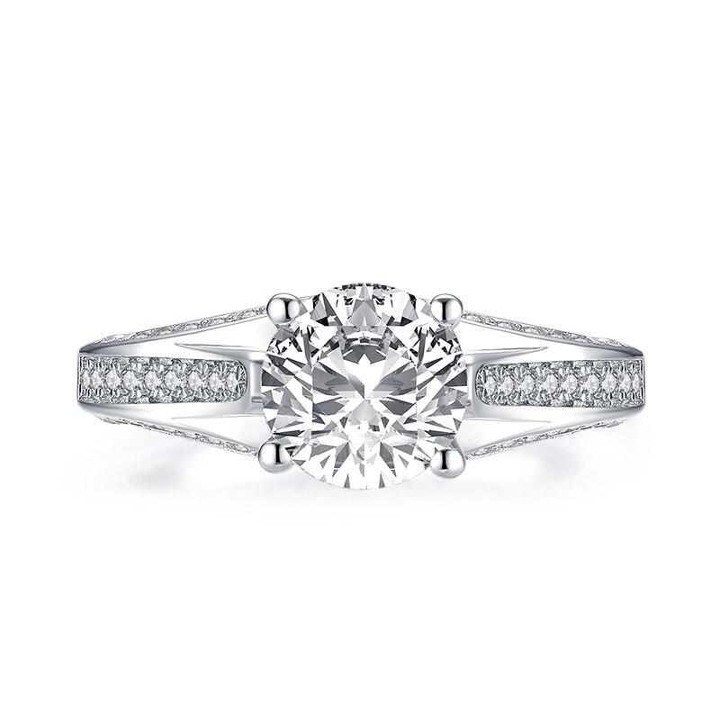 1.50ct Classic Brilliant Cut Diamond Engagement Ring, Vintage Design, 925 Silver