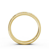 Half Eternity Ring, Round Cut With Migrain Edge