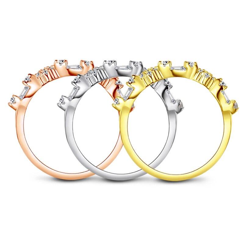 3 piece Eternity Band Set, Vintage Design Half Eternity Rings, 925 Sterling Silver