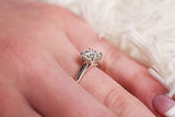 1.50ct Cushion Cut Moissanite, Classic Engagement Ring, Available in White Gold or Platinum