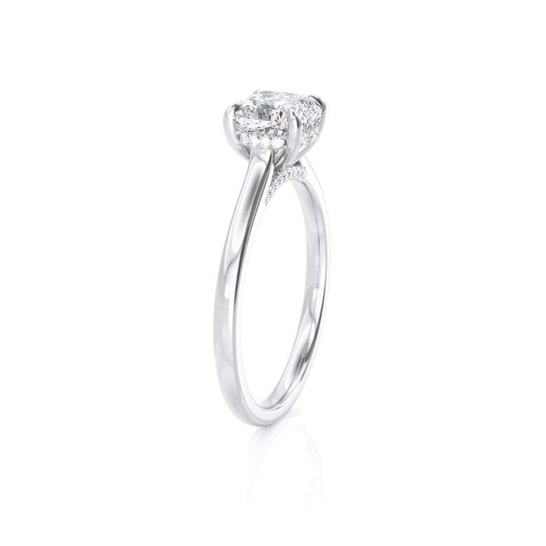1.50ct Cushion Cut Moissanite, Classic Engagement Ring, Available in White Gold or Platinum