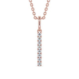 Drop Bar Pendant 0.20ct