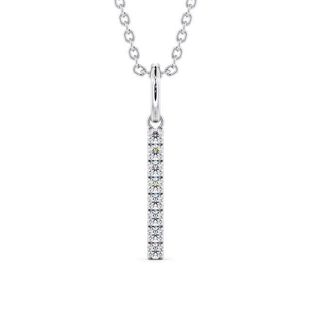 Drop Bar Pendant 0.20ct