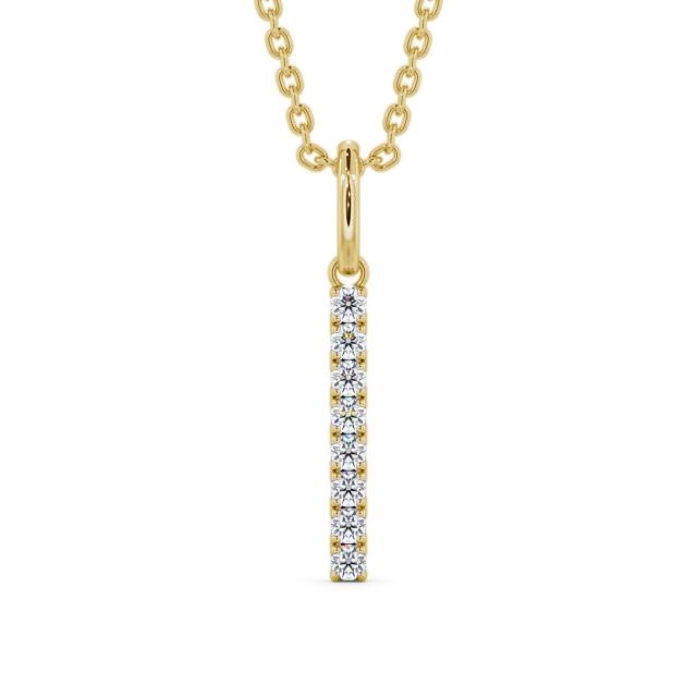 Drop Bar Pendant 0.20ct