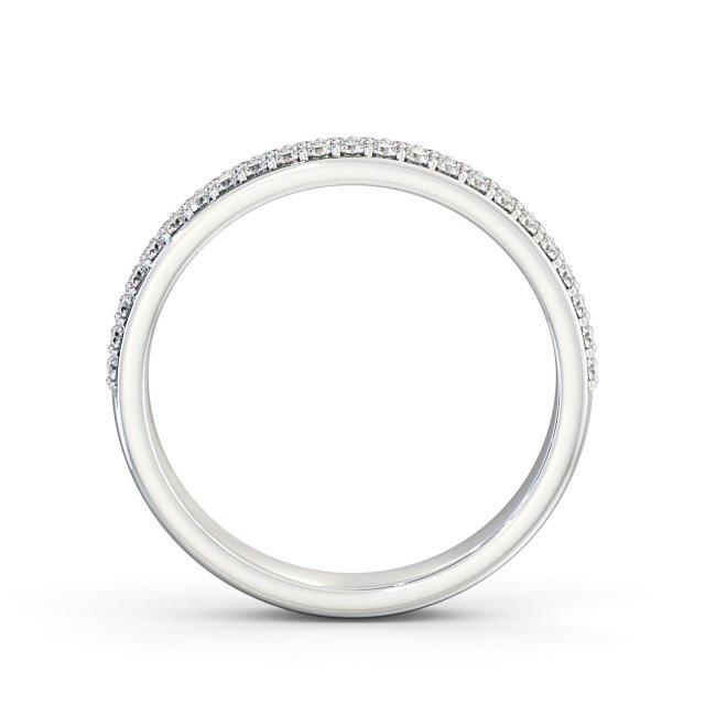 Half Eternity Ring, Round Cut Double Row