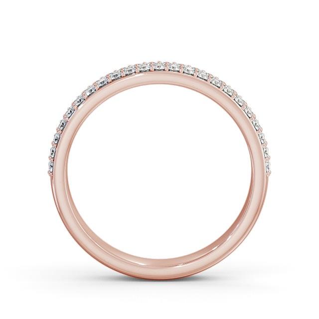 Half Eternity Ring, Round Cut Double Row