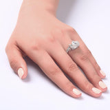 1.25ct Vintage Diamond Engagement Ring, Round Brilliant Cut, 925 Silver