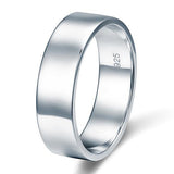 Men's Contemporary Wedding Band Set In Solid Sterling Silver 925