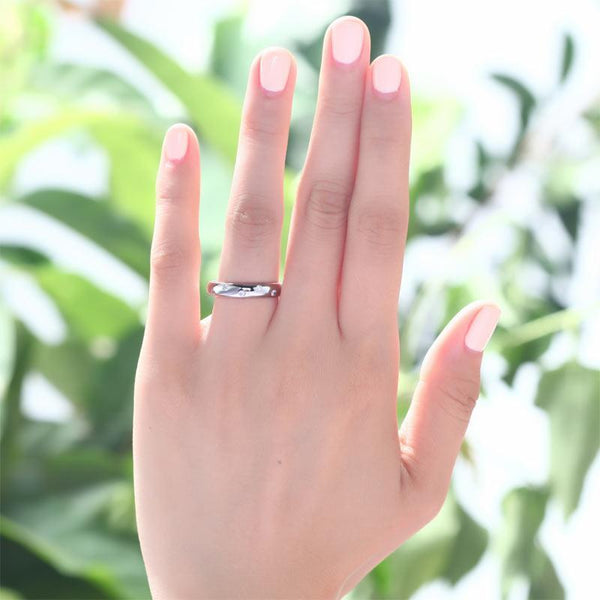 0.15ct Contemporary Full Eternity Ring, Wedding Band, 925 Silver