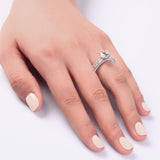 1.25ct Vintage Round Cut Diamond Engagement Ring, 925 Sterling Silver
