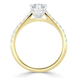 1.20ct Marquise Cut Moissanite Engagement Ring, Classic Style,  Available in White Gold, Platinum, Rose Gold or Yellow Gold