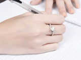 Copy of Classic Round Cut Twist Moissanite Engagement Ring, Choose Your Stone Size and Metal