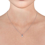 Princess Cut Classic Solitaire Pendant
